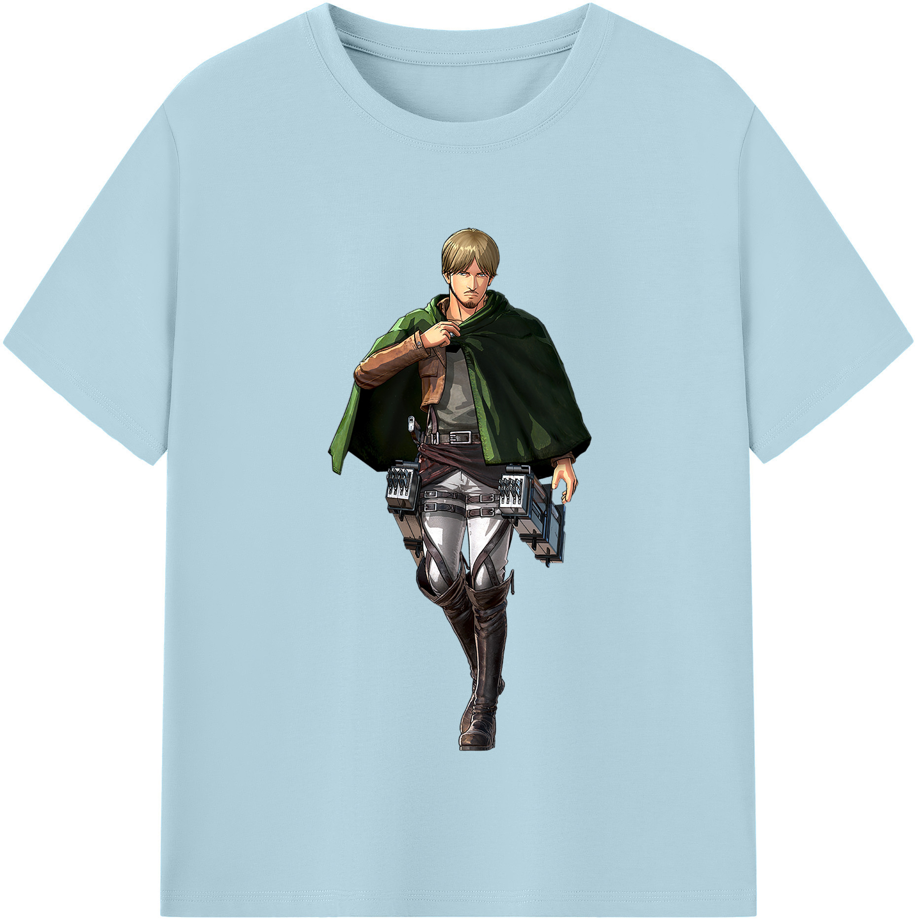 （画像用） 進撃の巨人 ミケ·ザカリアス Attack on Titan Mike Zakarius 綿100％半袖Tシャツ（フロントプリント）